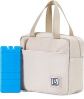 Brisby 4 Laags Geïsoleerde Koeltas - Lunchtas - Kolftas 4 liter - Smooth Champagne