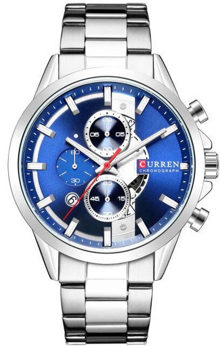 Curren 8325 - Herenhorloge - Chronograaf - Quartz - Saffierglas