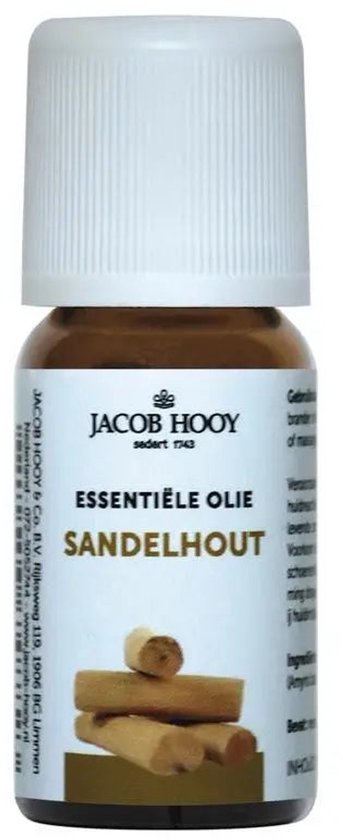 Jacob Hooy Sandelhout - 10 ml - Etherische Olie