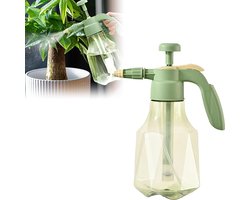 Spuitfles - Transparante Drukspuitfles Met Verstelbare Sproeikop - Handsproeier voor De Tuin - Plastic Pompverstuiver voor Huishoudelijke Schoonmaak - Tuinbesproeiing en Autodetailing - Groente