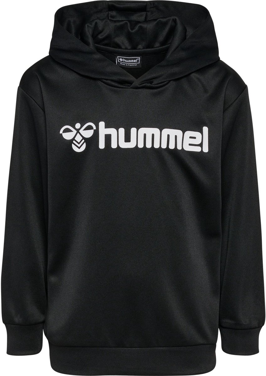 Hummel Jongens Sweatshirt Lange Mouwen Logo-Print Ronde Hals Ribboord Capuchon