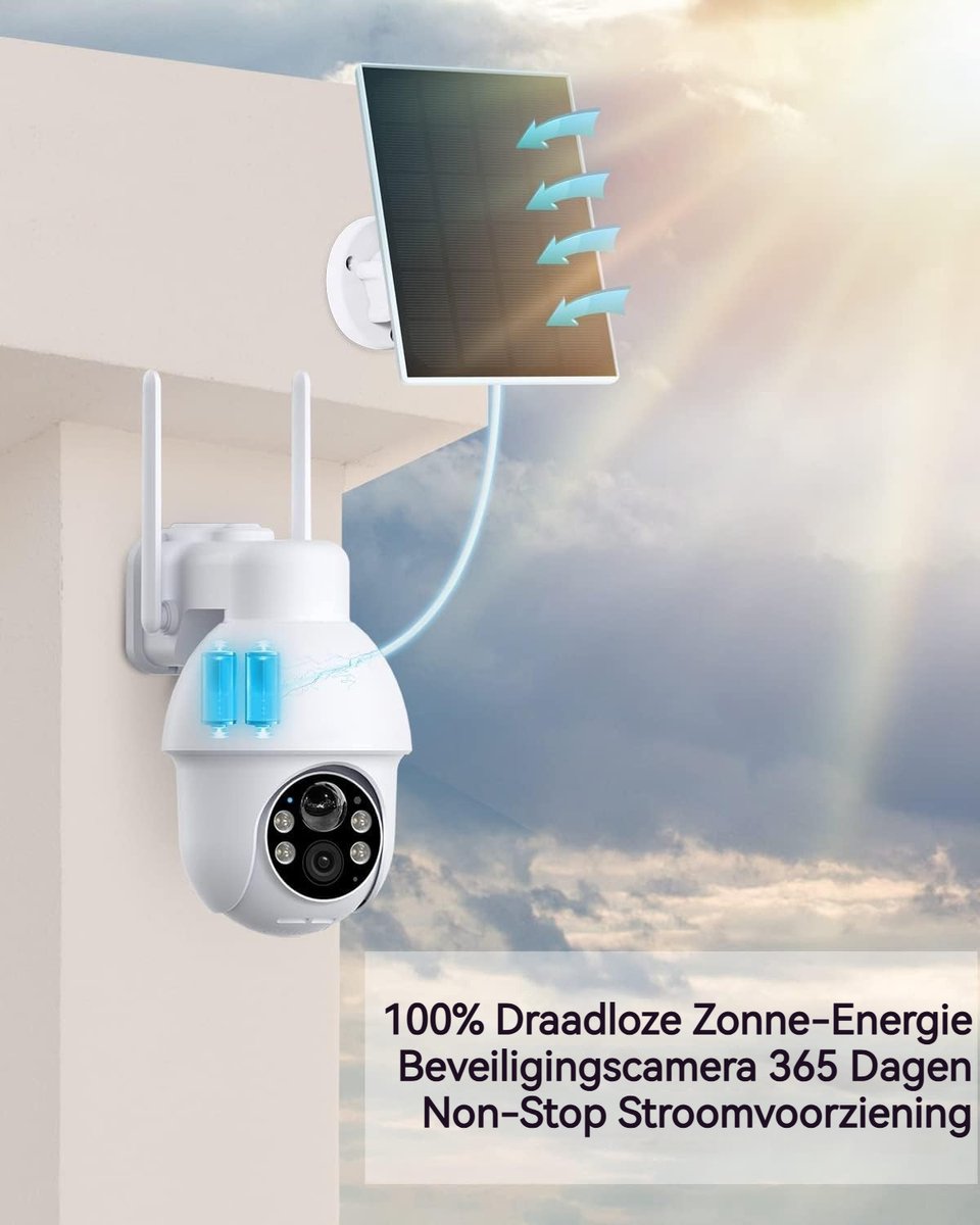 Globaleda 5MP Ultra HD Beveiligingscamera Buiten met Nachtzicht - afbeelding 2