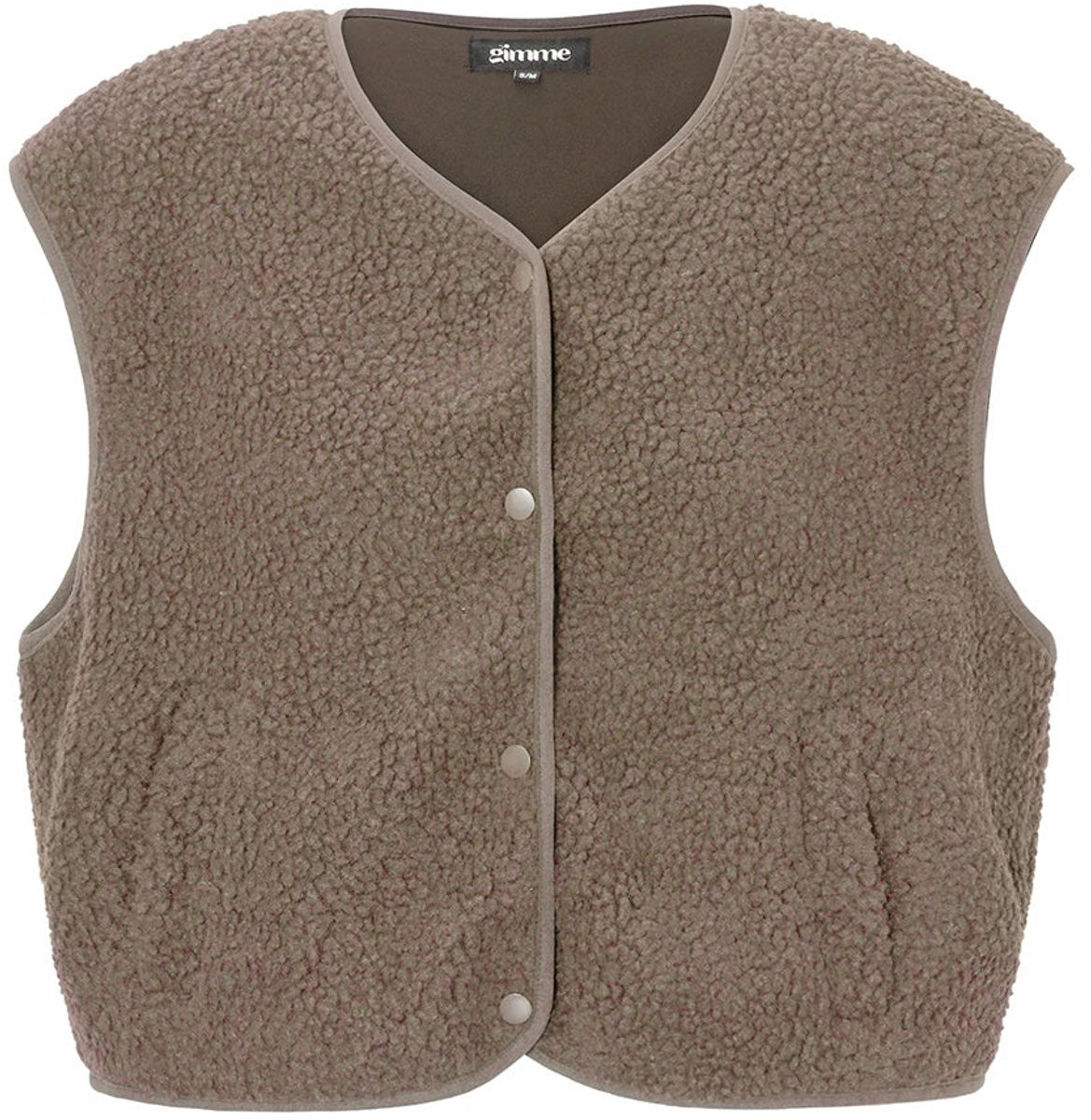 Woven Polyester Fiber Women's Vest Casual Solid Color Fall/Winter