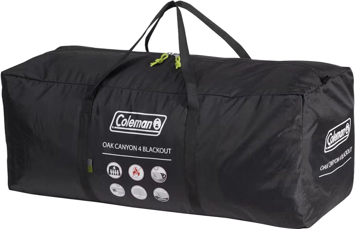 Coleman Oak Canyon 4 Blackout tunneltent – 4 persoons familietent – verduisterende tent – groen – foto 8