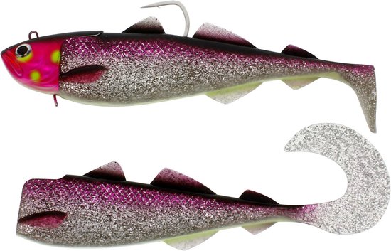 Rubberen aas zeevissen - Kunstaas visimitatie - Zeevissen - Natuurgetrouwe ogen - 18 cm 180 g - Regenboog — afbeelding 2