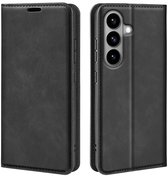 MobyDefend Hoesje - Geschikt voor Samsung Galaxy S26 - Luxe Wallet Bookcase (Magnetische Sluiting) - Zwart