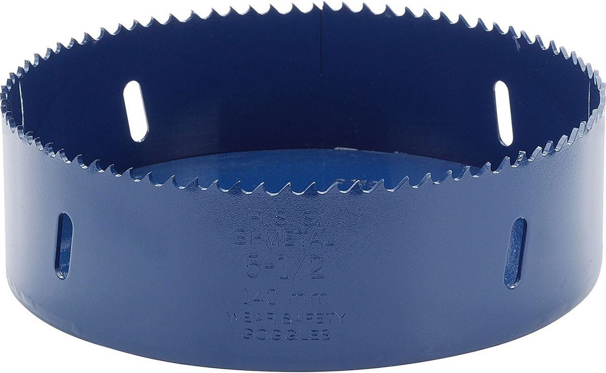 Bi-Metaal Gatenzaagblad HSS 140mm voor Krachtig Boren in Diverse Materialen