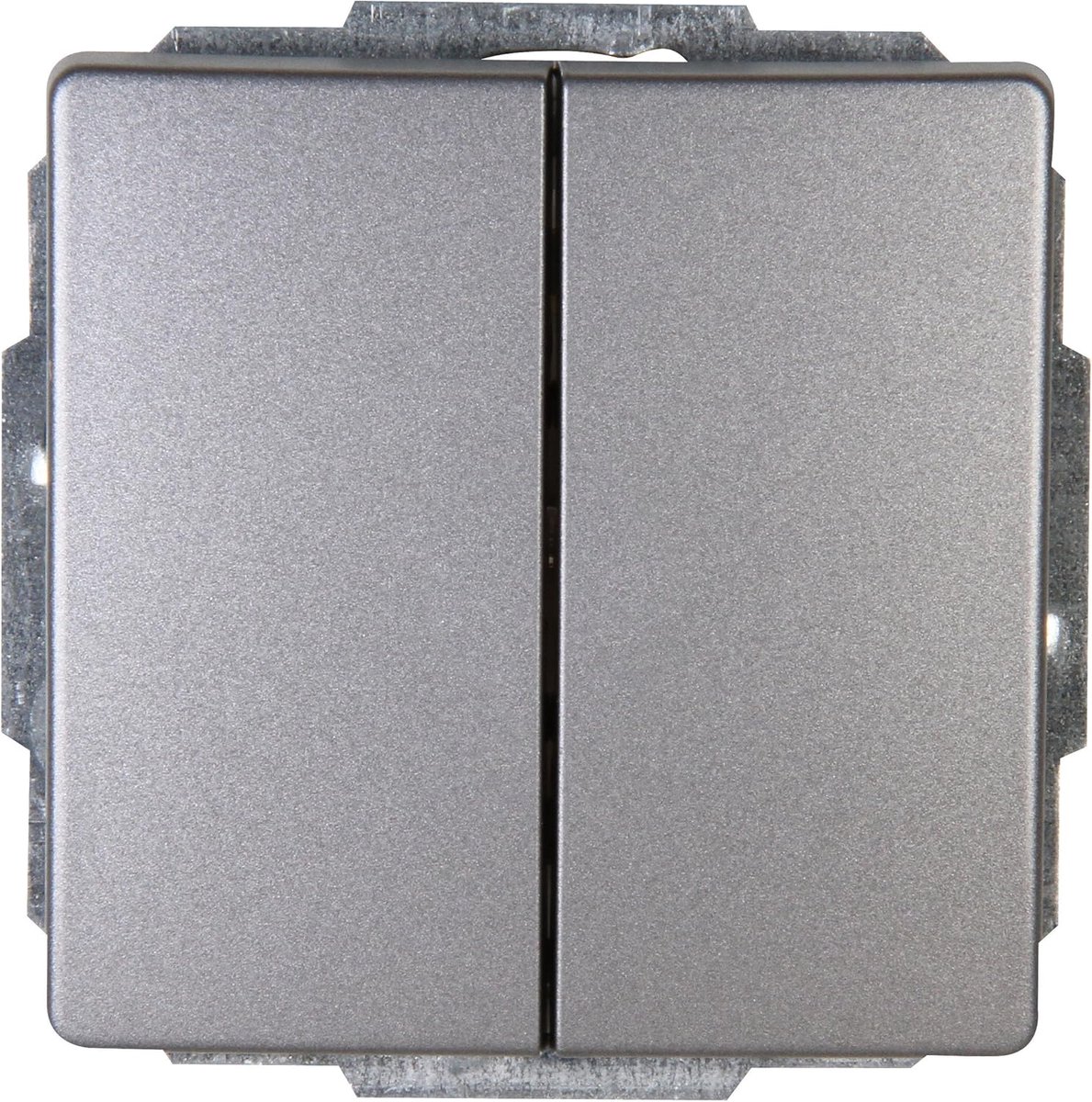 Kopp Wisselschakelaar - Serieschakelaar - Verlichting Bediening - Elegant Design - 1 Stuk - Platinum