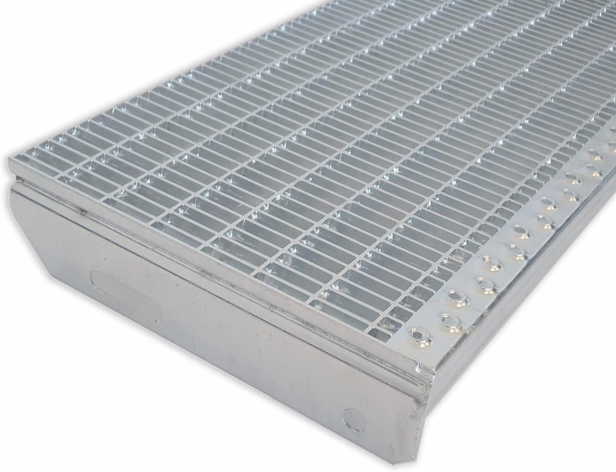 Gegalvaniseerde Roosterplank 1000x270mm - Sterk S235JR Staal - Antislip Gaas