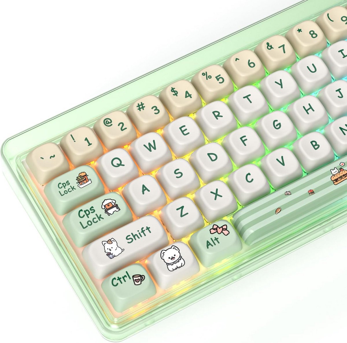 139-delige PBT Keycap Set MOA Profiel voor Mechanisch Toetsenbord (60% - TKL)