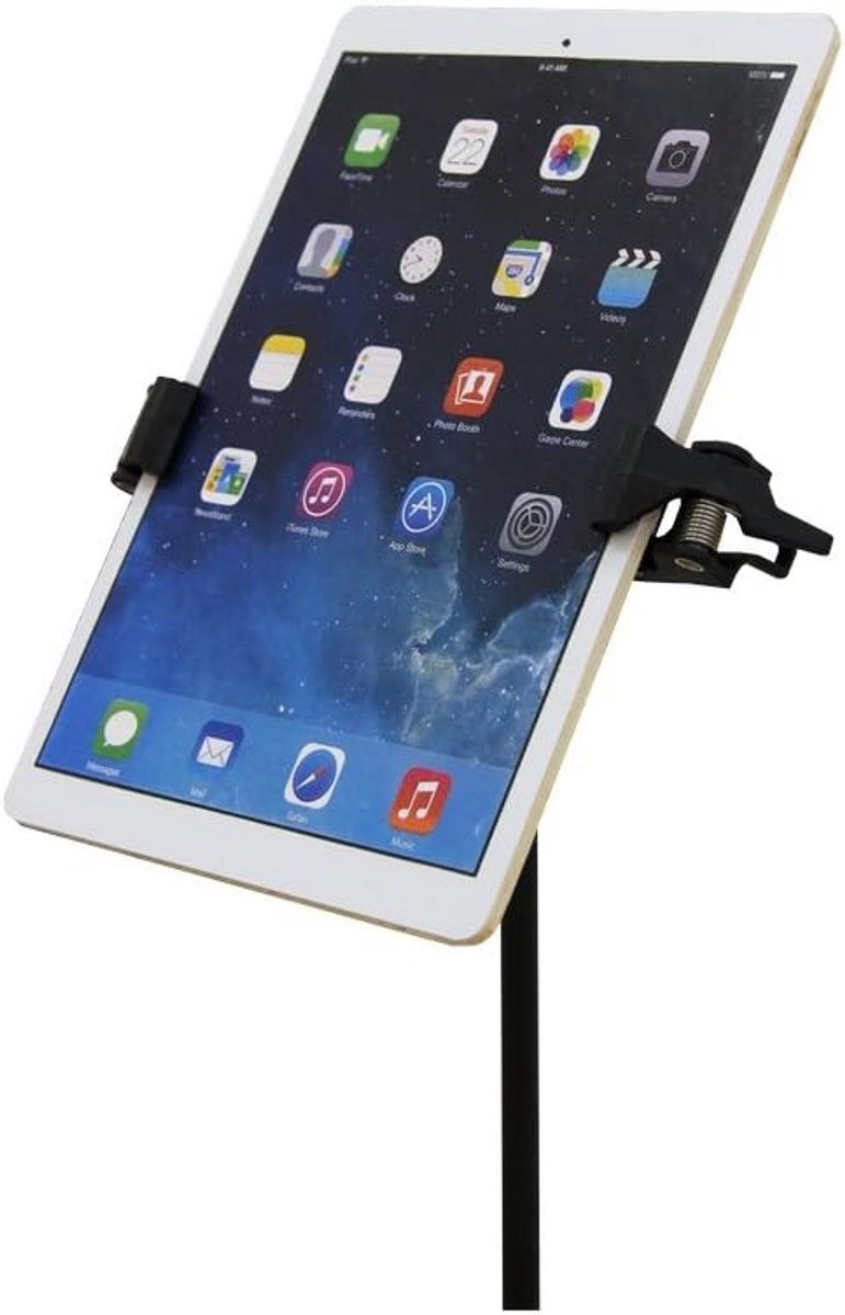 Universele Tablet Houder voor Microfoonstandaard, Podium en Bureau