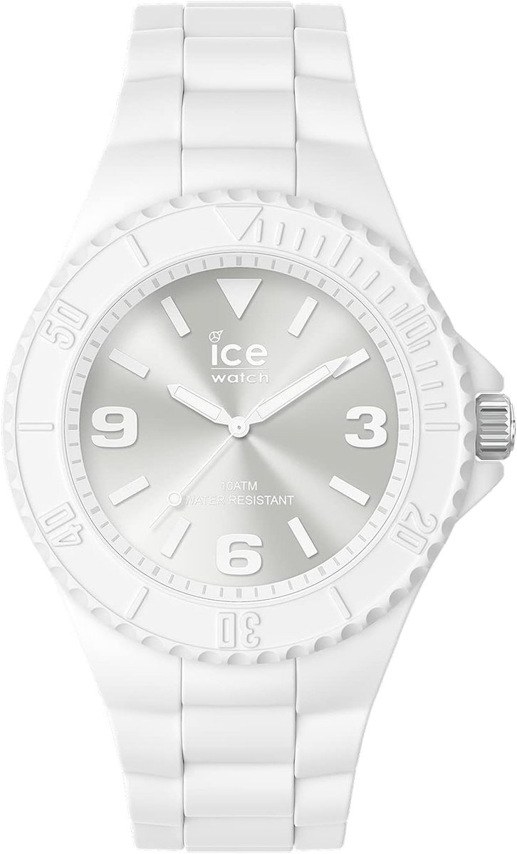 Witte Siliconen Horloge Unisex Viering van Wit en Regenboogeffect