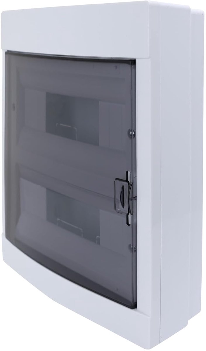 Opbouwverdeelkast - Groepenkast - Elektrische Installatie - Met Venster IK10 - 24 Modules - Wit