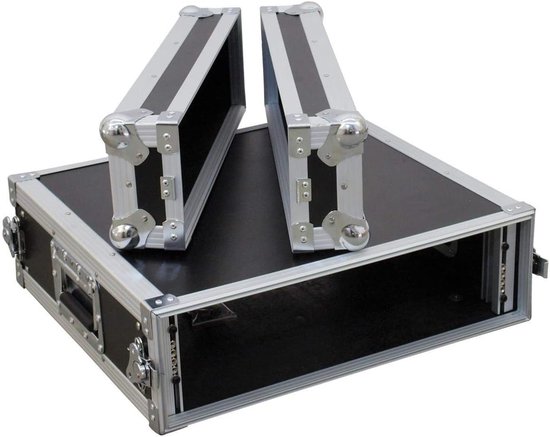 Robuuste Flightcase Rack voor 19 inch Apparatuur (3U, 47 cm Diep) | bol