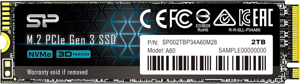 Interne SSD - Snelle Opslag - PC Prestaties - NVMe Technologie - M.2 Formaat - blauw