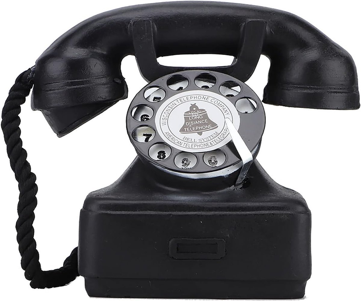 Allecto - Retro Landline Telefoon - Goedkope Vaste Telefoon - Antwoordapparaat - Fotografie Props - Retro Stijl - Geschikt voor Cosplay - Gladde Op...