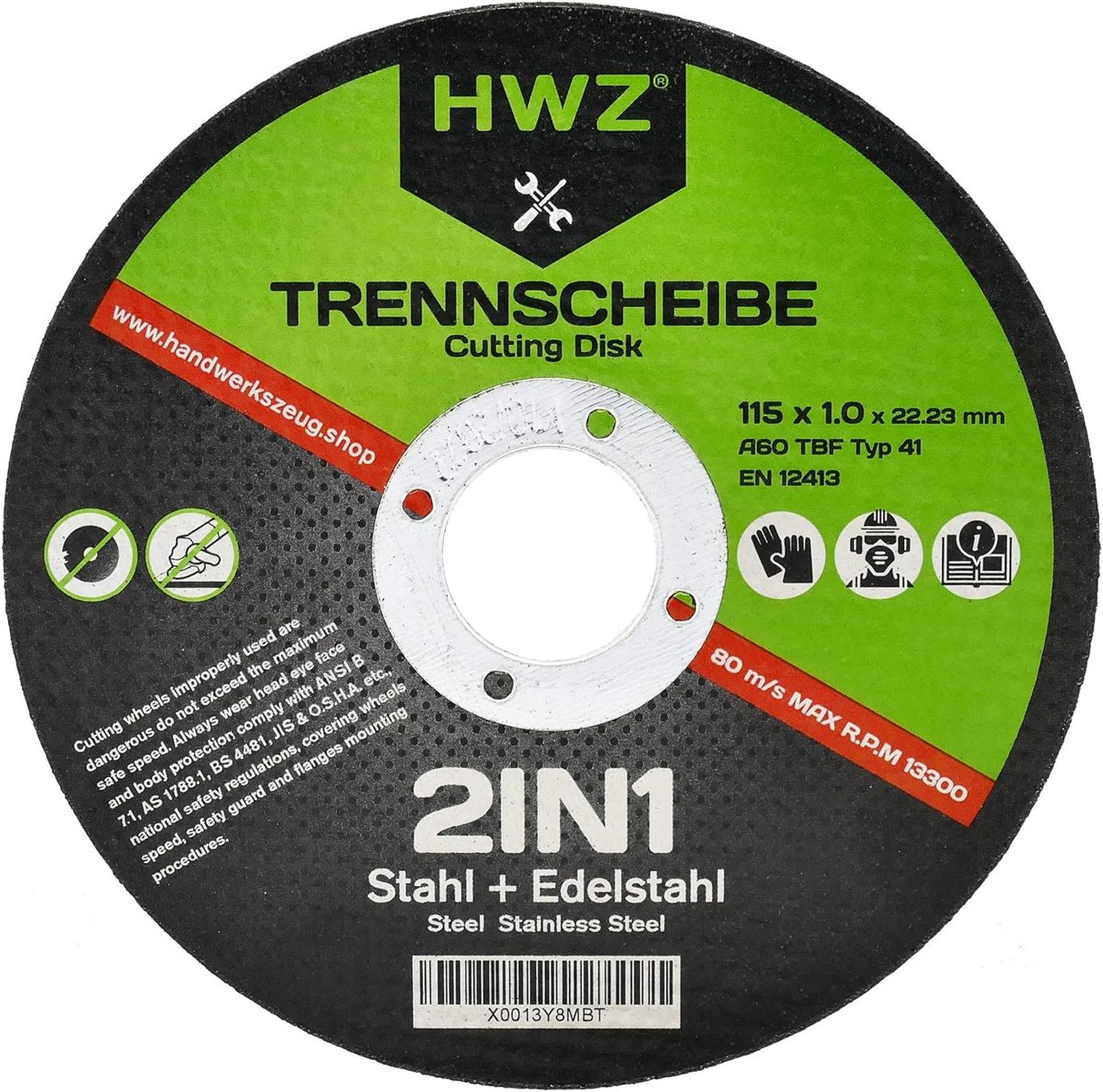 Slijpschijven Metaal - Doorslijpschijven Dun - Metaal Bewerken - Extra Dun Ontwerp - 115mm Diameter