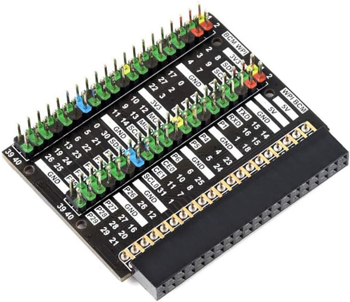 GPIO Header Adapter voor Raspberry Pi 400 - Uitbreidingsmodule met 2x 40-pins Header