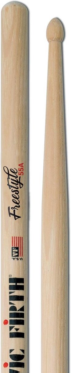 Drumstokken 55A Amerikaanse Hickory Houten Tip Lange Taper Freestyle Serie