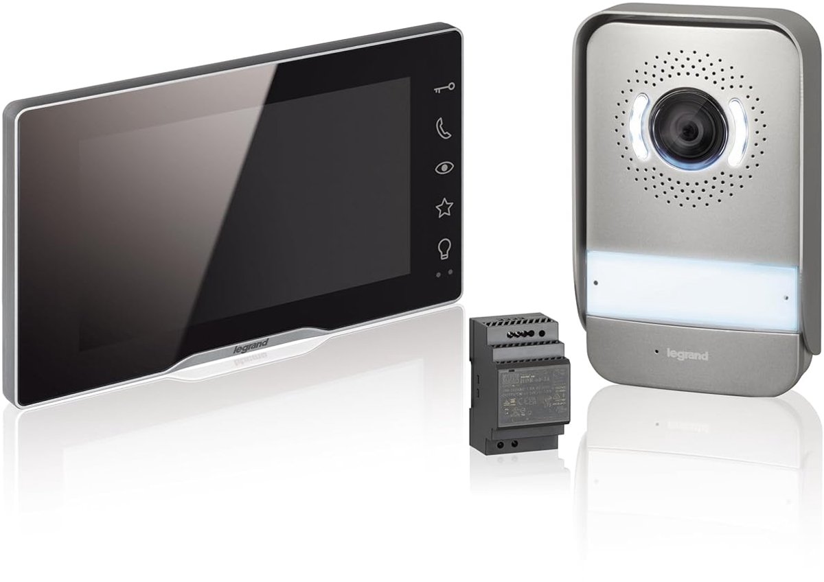 Video-deurintercomset met 7 Inch Kleurenmonitor en Groothoekcamera