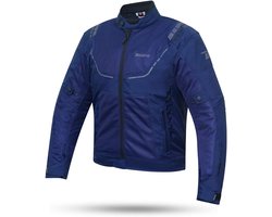 Motorjack Heren - Motor Kleding - Veilig Rijden - Waterdicht Ademend - Maten S-4XL - Blauw