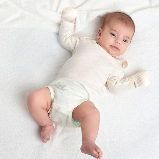 3 Paar Baby Wanten & Wantjes - Katoen & Fleece - Krasvrij en Warm - Geschikt voor Pasgeborenen en Baby's — afbeelding 3