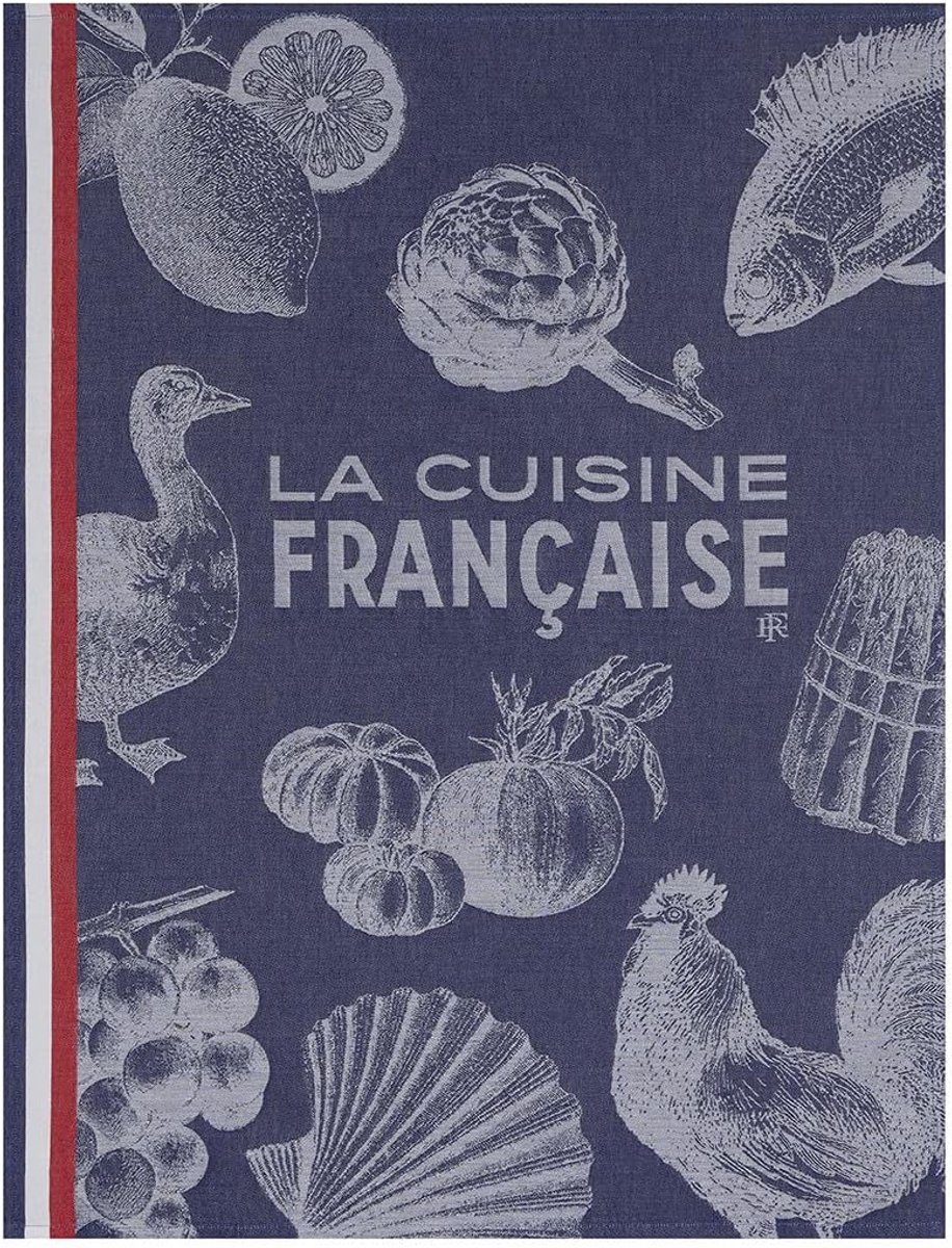 Gastronomie Theedoek Blauw Katoen 80x60 cm