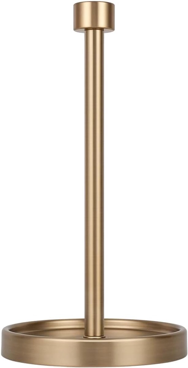 Keukenrolhouder Modern Zwart/Goud Minimalistisch Ontwerp Zonder Boren