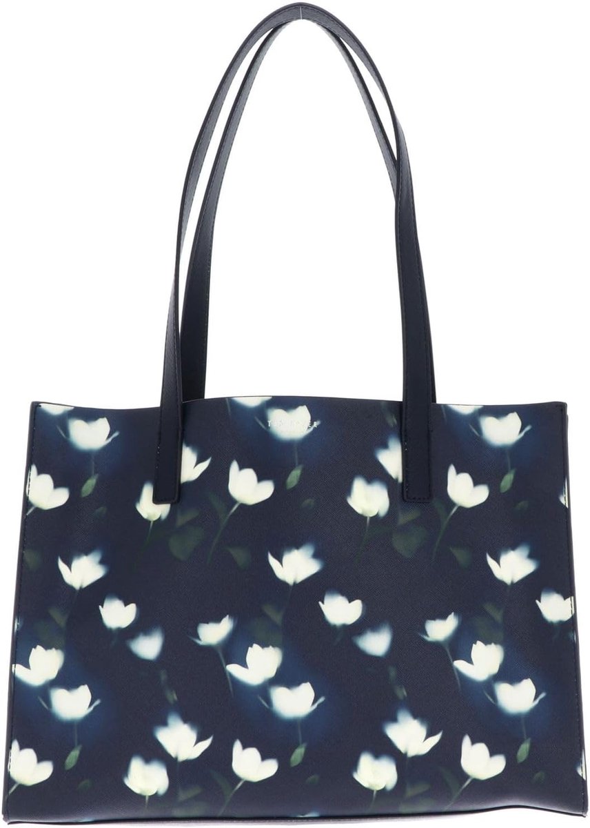 Draagtas Vrouwen - Icon Bag - Dagelijks Gebruik - Duurzame Materialen - 36 x 11.5 x 25.5 cm - Marineblauw