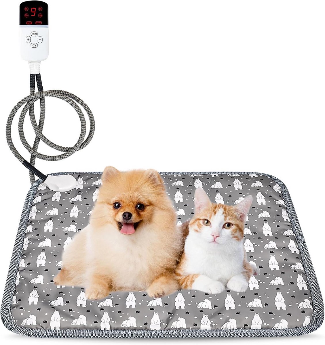 Elektrisch Verwarmingskussen voor Hond en Kat met Instelbare Temperatuur