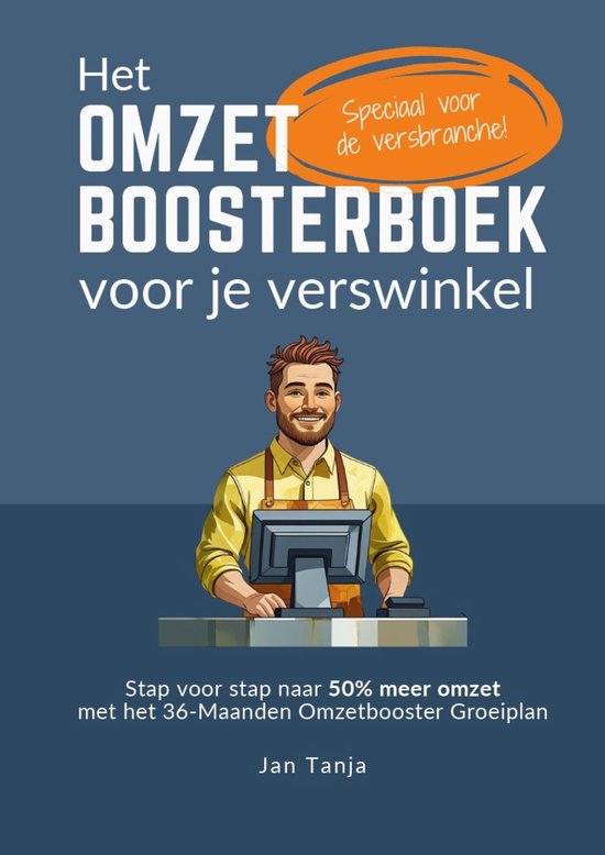 Het Omzetboosterboek voor je verswinkel - cover