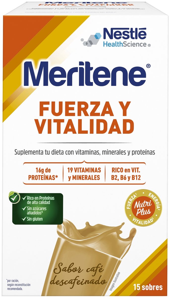 Meritene Batidos Sabor Cafa(c) Descafeinado 15 Sobres