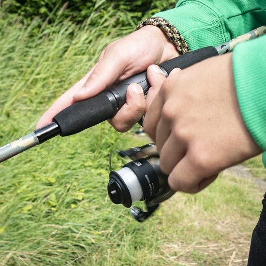 Visset Hengel en Molen 240 cm 10-30g Camouflage Compleet met Kunstaas — afbeelding 2