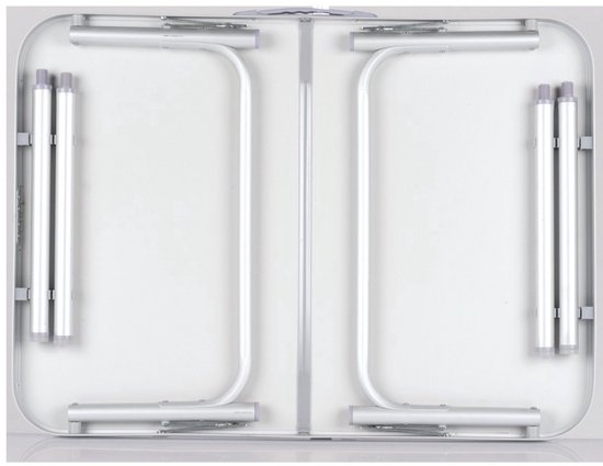 Opvouwbare Campingtafel Aluminium - Lichtgewicht & Verstelbaar - Inklapbare Tafel voor Camping, Balkon & Tuin - 60x45 cm van Merkloos — afbeelding 2