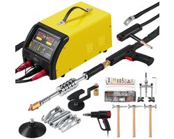 Flolife - Kit de réparation de bosses 5KW – Appareil de soudage par points 10 modes – Soudage auto et manuel – Kit de réparation de débosselage pour voiture