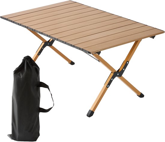 Campingtafel - 90x44x60 cm - naturel van Merkloos — afbeelding 4