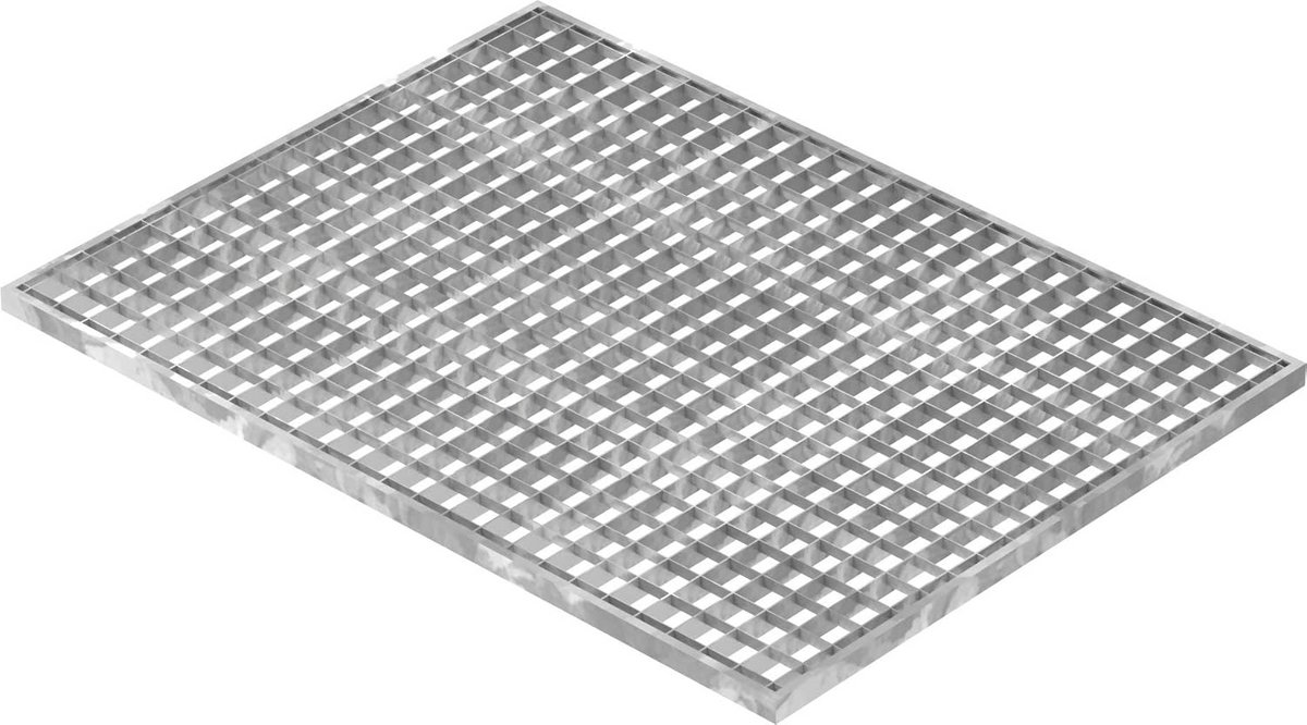 Thermisch Verzinkt Garage Rooster met U-Profiel Rand 590x790 mm
