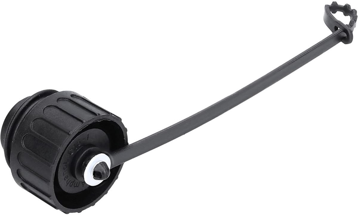 Amphenol C016 00V000 010 12 ecomate eindkap voor kabelaansluiting | beschermkap | zwart | kap voor ronde connectoren | stofkap