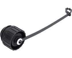 Amphenol C016 00V000 010 12 ecomate eindkap voor kabelaansluiting | beschermkap | zwart | kap voor ronde connectoren | stofkap