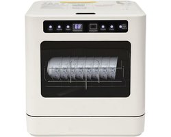 Mini vaatwasser - Kleine afwasmachine - 5 programma's - Energieklasse D - Design