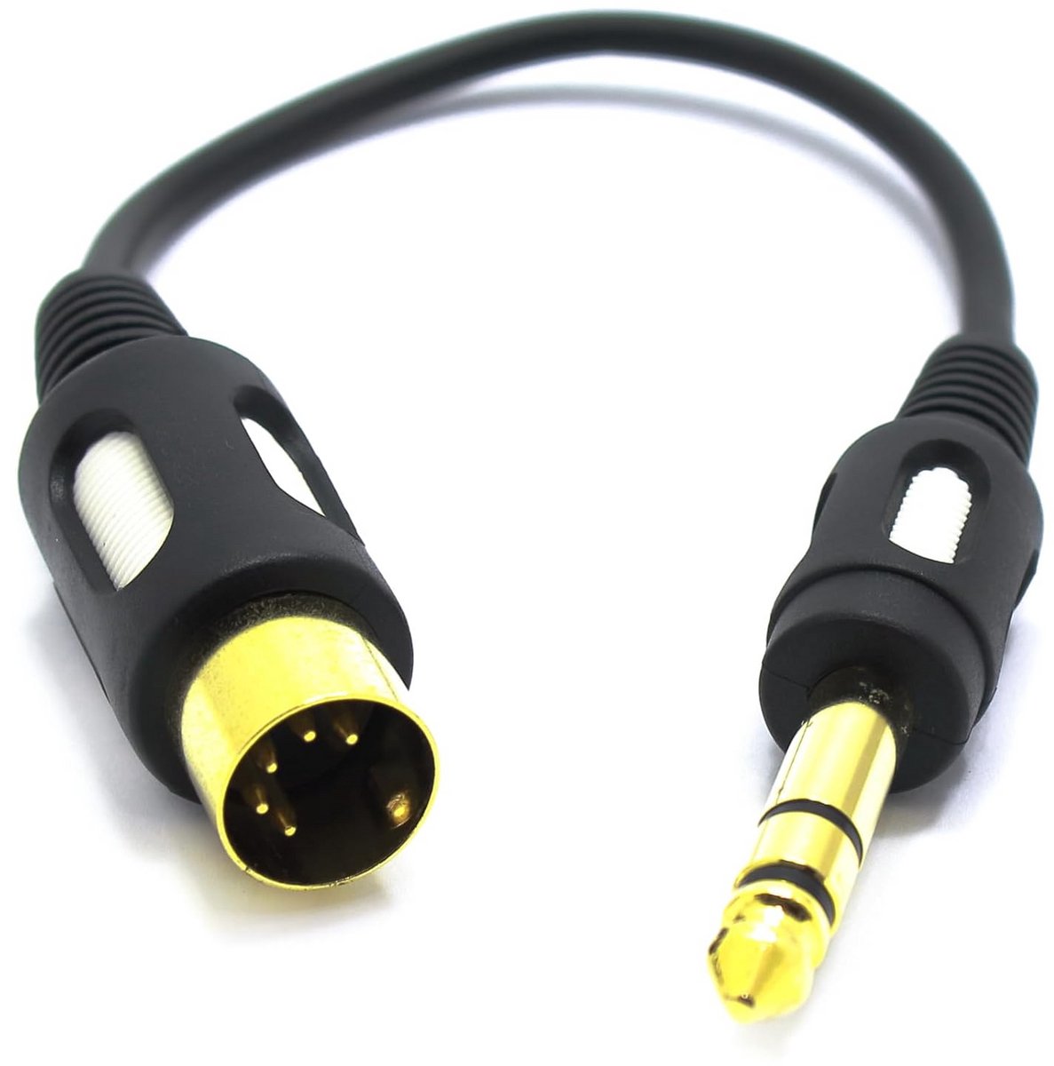 5-pins DIN naar 6,3 mm TRS Stereo Jack Audio Kabel Adapter