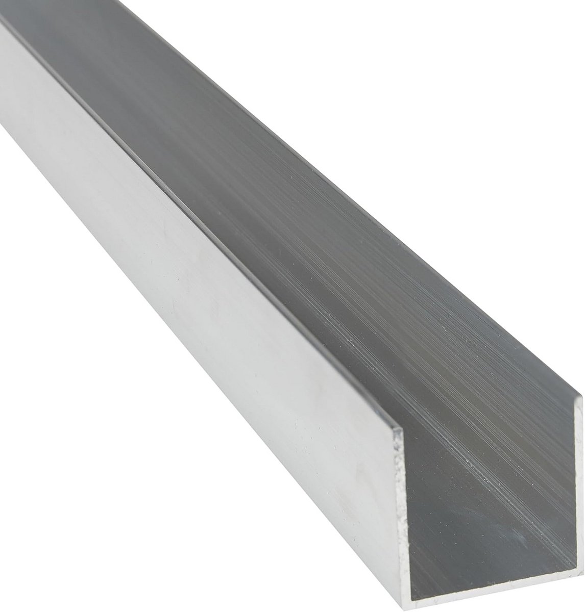 Aluminium U-profiel EN AW-6060 T66 Geperst