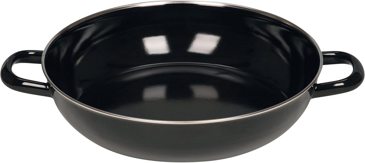 Kookpan / Stoofpan Ø28 cm Zwart – Geschikt voor alle Warmtebronnen inclusief Inductie