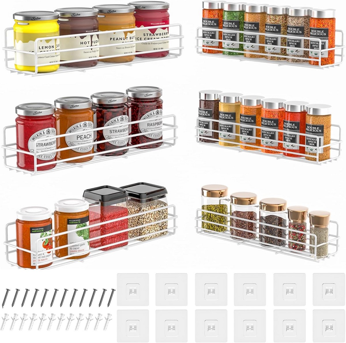 Kruidenrek Ophangbaar - Kruidenpotjes Lade Organizer - Kruidenrekken - Accessoire