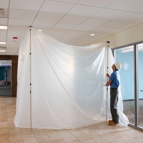 Telescopische Stangen voor Stofscherm Installatie tot 3.6 Meter, Set van 4 — afbeelding 3
