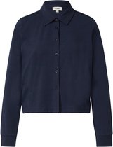 s.Oliver - female - Afgesneden jersey blouse met elastische tailleband aan de achterkant