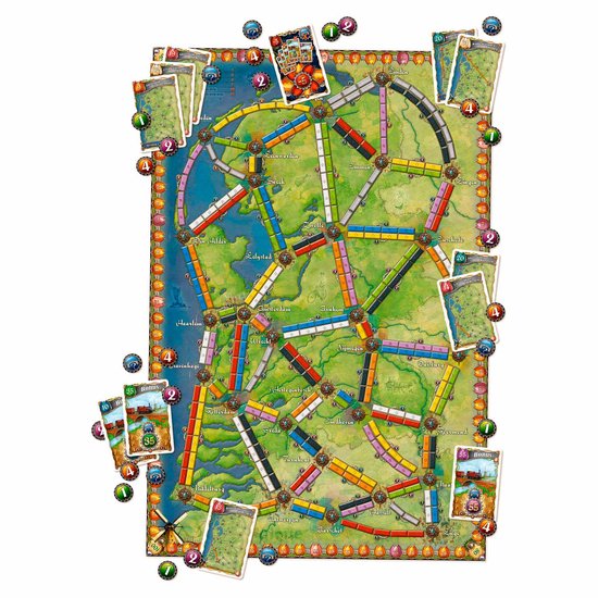 Days of Wonder - Ticket to Ride Nederland - Uitbreiding - Bordspel