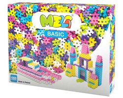 Blocs de construction roses Meli Basic , 1000 pièces.
