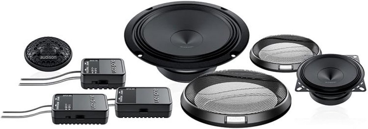 3-weg autospeakerset 165 mm 375W voor superieure geluidskwaliteit
