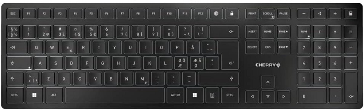 Draadloos QWERTY Toetsenbord met Bluetooth en USB voor Kantoor en Thuis